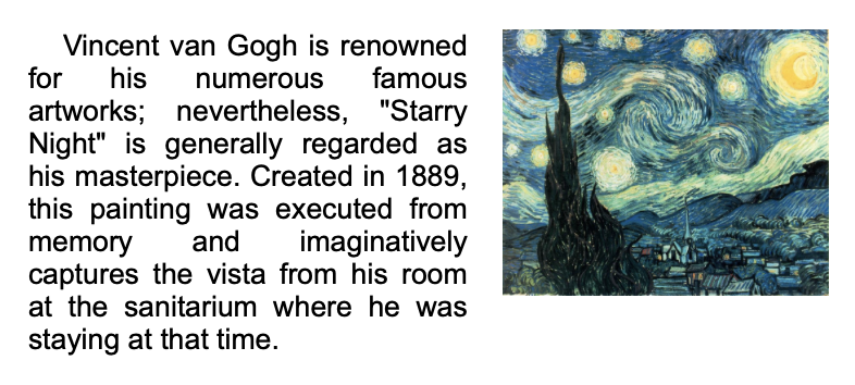 Floating view example