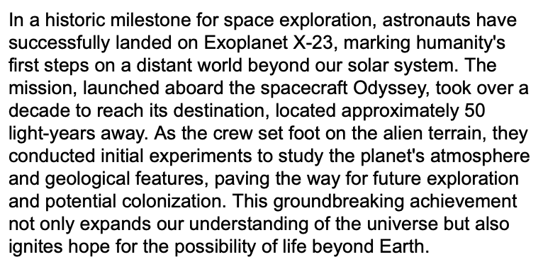 Line height example 1