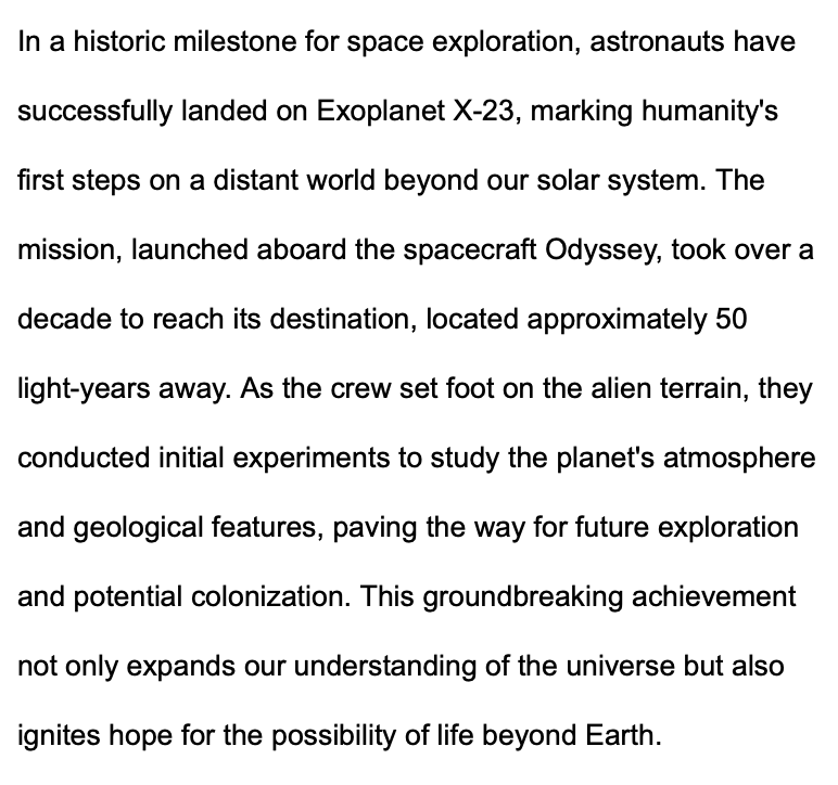 Line height example 2