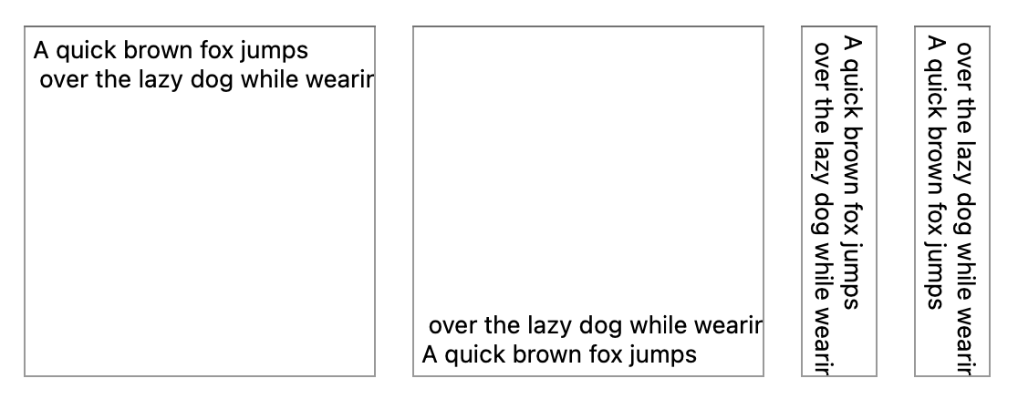 Writing mode example